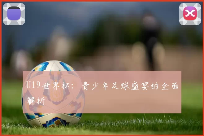 U19世界杯：青少年足球盛宴的全面解析