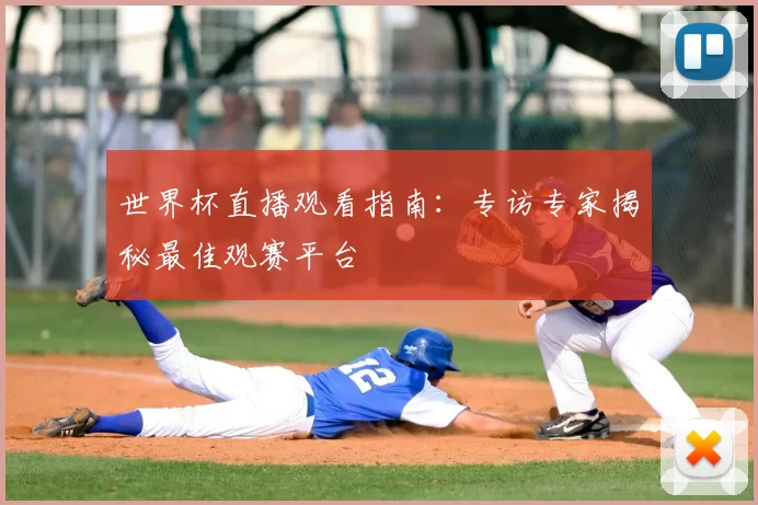 世界杯直播观看指南：专访专家揭秘最佳观赛平台